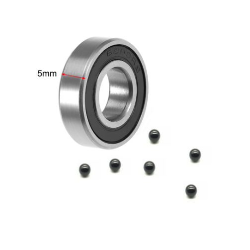 6800-2RS/C high quality hybrid ceramic bicycle bike bearings 10x19x5mm with Si3N4 ceramic balls and double rubber sealed